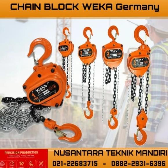 Takel 1Ton 5Meter Weka Germany ( Ada Certificate ) New Stok