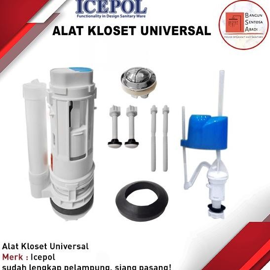 Alat Kloset Komplit Universal / Mesin Kloset / Alat Monoblok Toto Baru