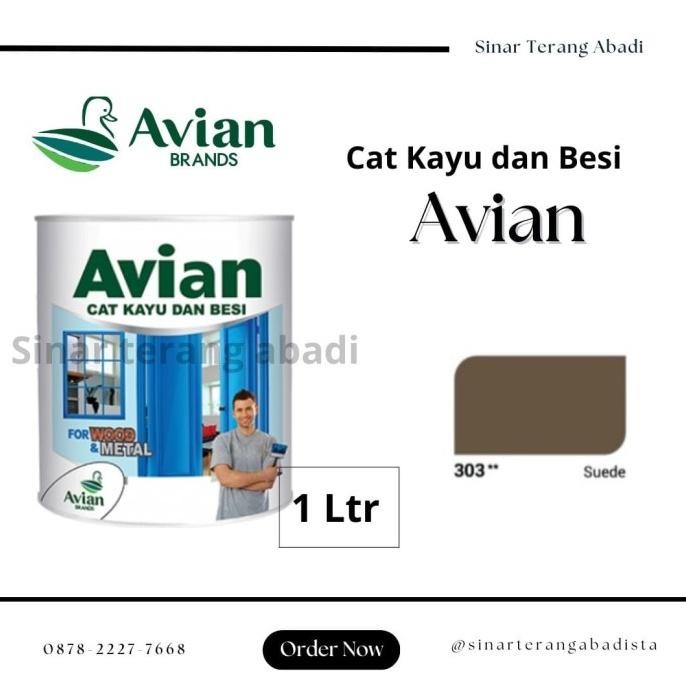 Diskon Cat Kayu & Besi Avian 1 Kg 303 Suede