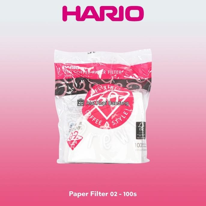 

Hario Paper Filter V60 02 100S - Kertas Saring Kopi 02 Isi 100 Lembar