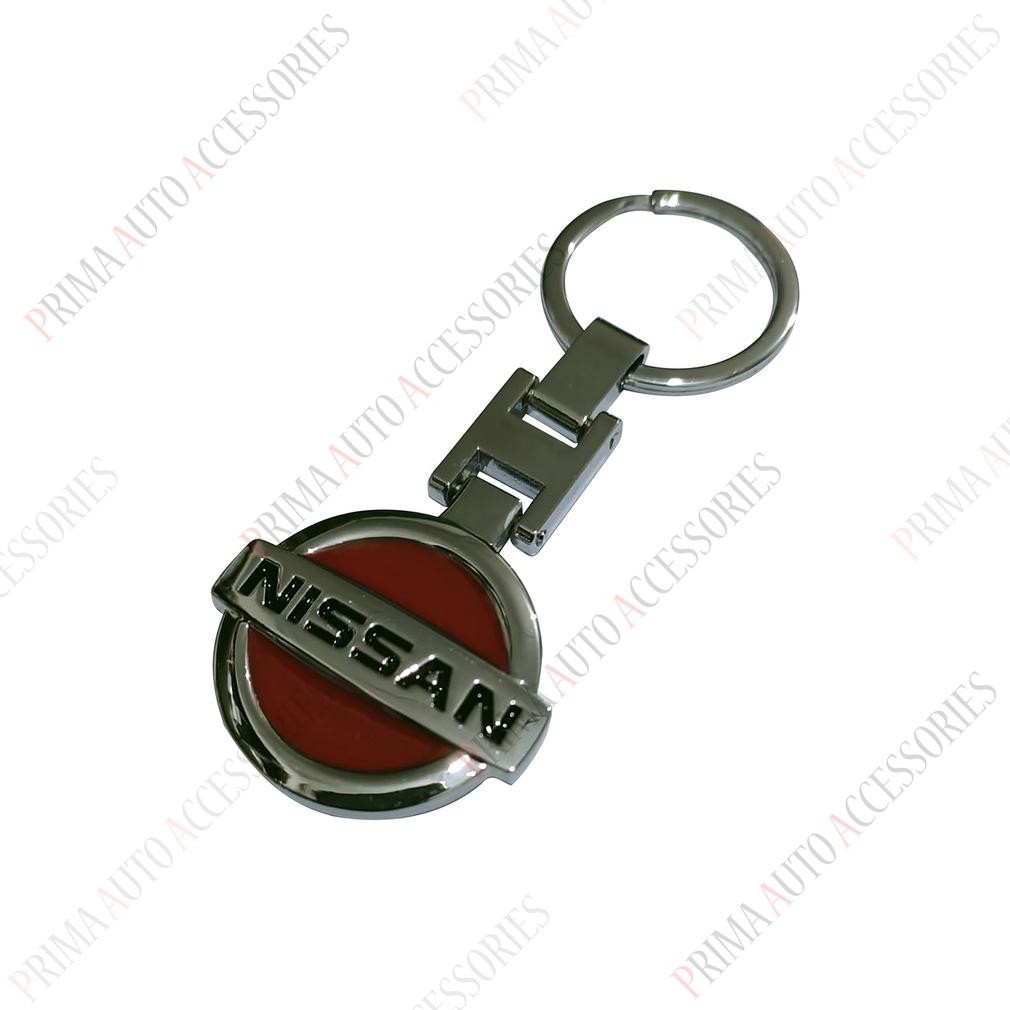 vf-52 Gantungan Kunci Logo Nissan Warna Merah Hitam Sale