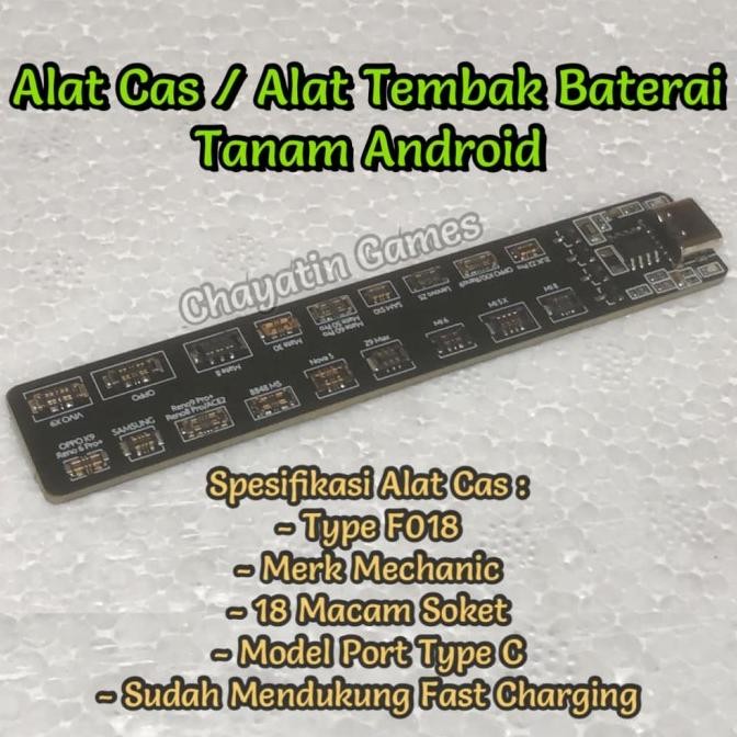 Grosir Alat Cas / Alat Tembak Baterai Tanam Hp Merk Mechanic Khusus Untuk Hp Android 18 In 1