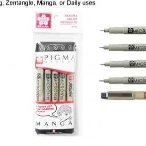 

SAKURA PIGMA MICRON MANGA DRAWING SET
