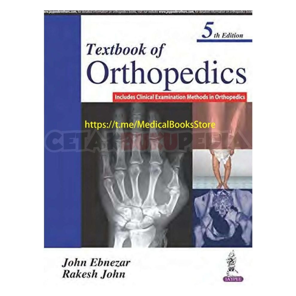 

Book Textbook Orthopedics Johebnezer Softcover