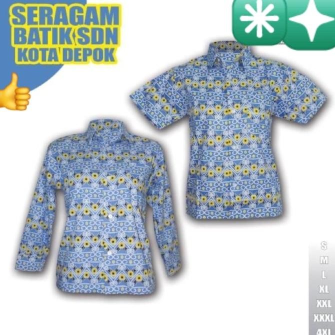 SERAGAM BATIK SD KOTA DEPOK -Panjang