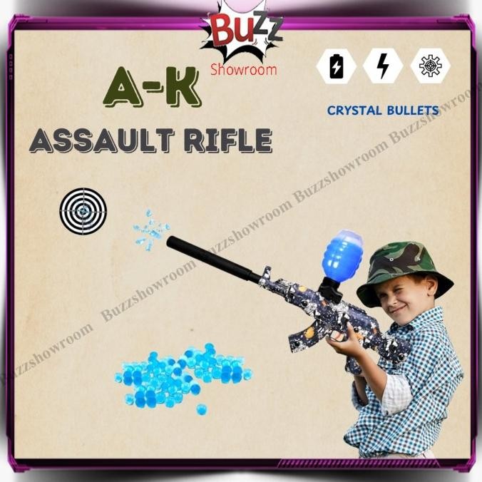 PROMO Tembakan Anak WGG Assault Rifle Water Gel Blaster Mainan ScarL Gun Watergel