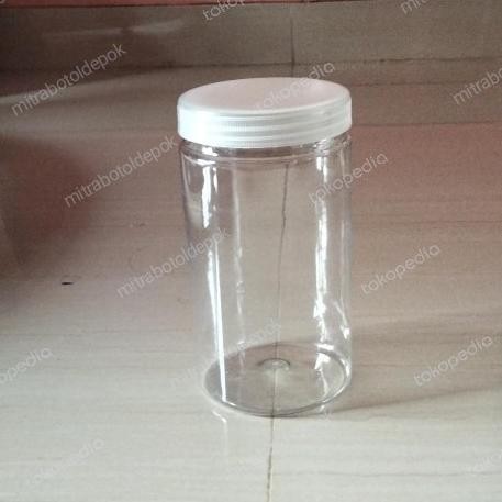 (Good) Toples plastik 1000ml, Toples tabung 1000ml - Grosir Khusus t