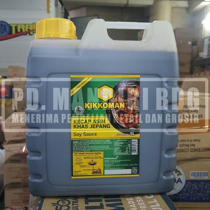 

KIKKOMAN SOY SAUCE 5 L KECAP ASIN KHAS JEPANG murah