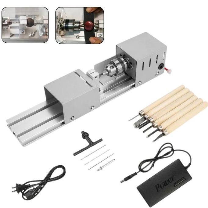 Voda Mesin Bubut Serut Kayu Mini Lathe Pengikis kayu mini murah