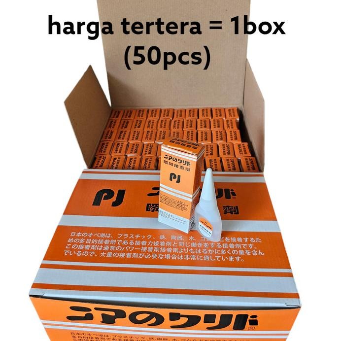 

LEM KOREA SUPER GLUE PJ per50pc Lem serbaguna murah