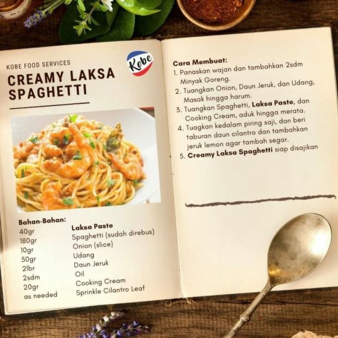 

KOBE LAKSA PASTE 1 Kg murah