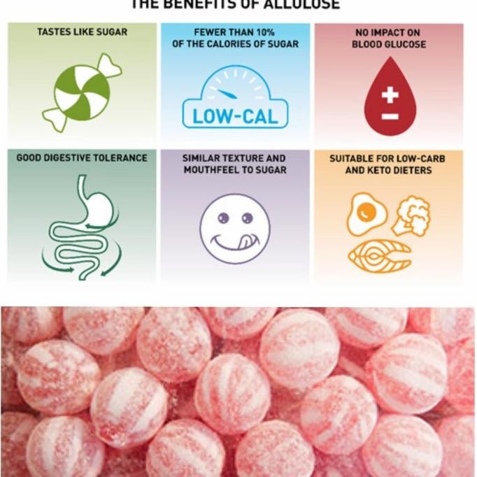 

Allulose powder rare 0 Kkal sugar d-picose gula sweetener diet Keto DM murah