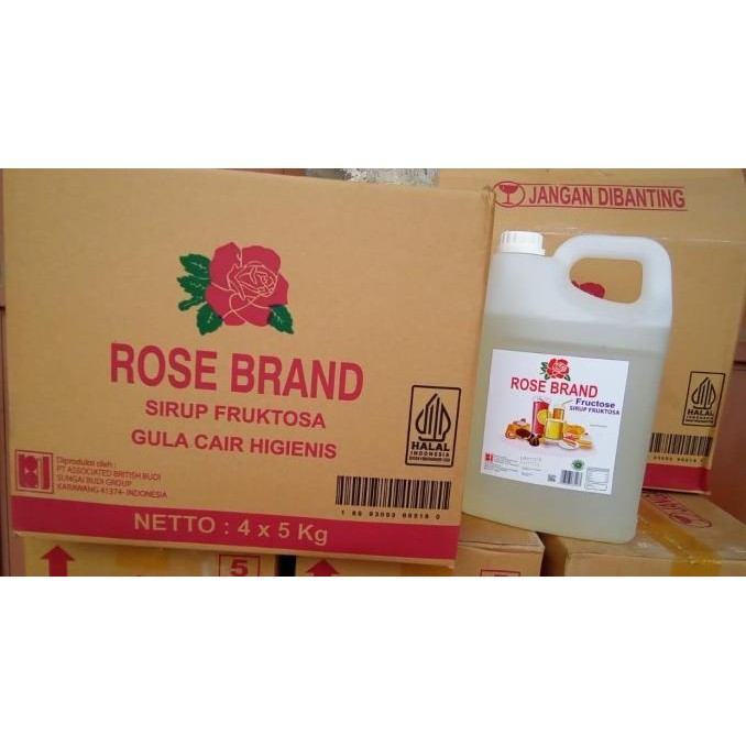 

Gula Cair / Sirup Fructose Rosebrand 5 liter murah