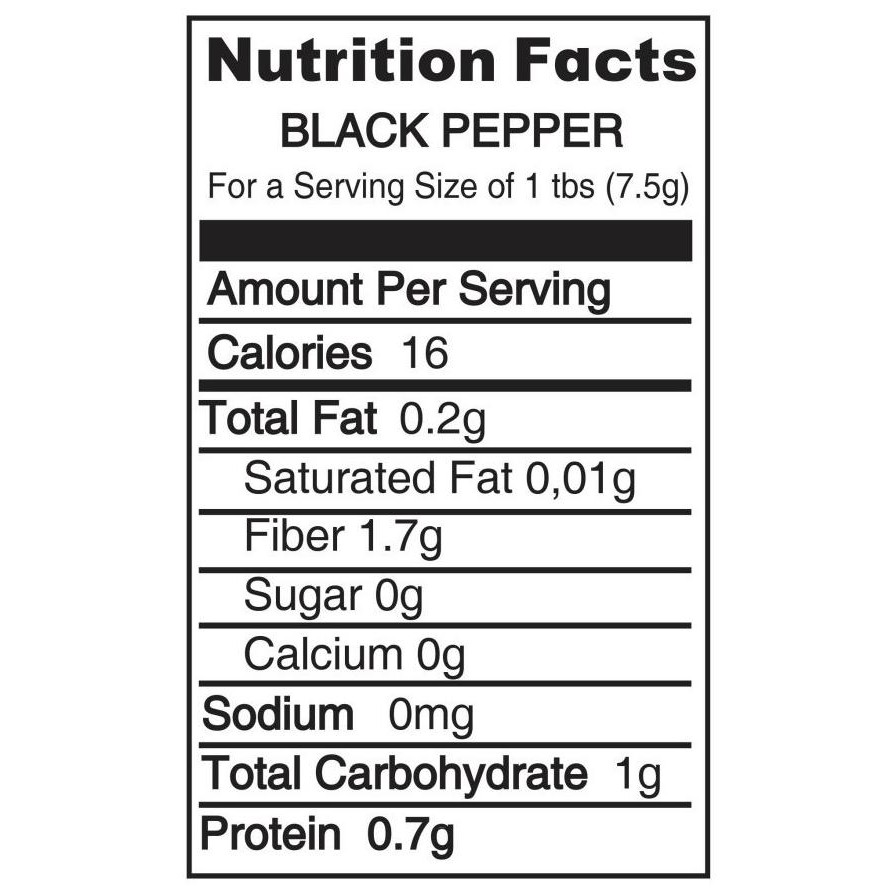 

Lada Hitam Bubuk / Black Pepper Powder (1 kilogram) by Granology murah