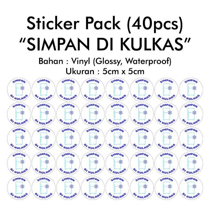 

Sticker Waterproof KEEP REFRIGERATED Stiker Pack KEEP FROZEN Vinyl Glossy SIMPAN DI FREEZER Produk Toko Kantor SIMPAN DI KULKAS Makanan Roti Eskrim Gelato murah