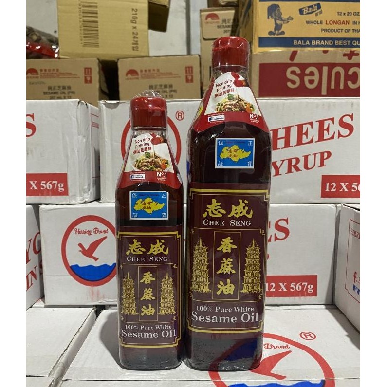 

Minyak Wijen Pagoda Chee Seng 375 ml Sesame Oil Pure White murah