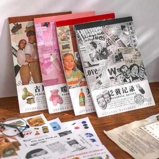 

Buku Sticker Isi 20 Lembar Gwiyeo Journal Scrapbook Stiker DIY MODERN STYLE Stiker Book Aesthetic murah