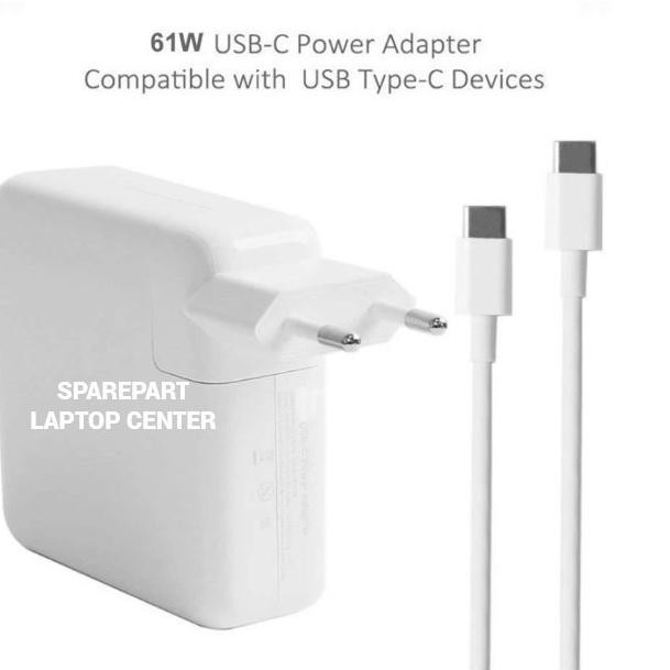 Promo Adapter 61W Macbok Usb-C(Type-C) Laptop Charger Macbok Air A2337 Macbok Pro A2338 A1706 A1708 