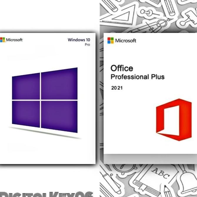 Windows10 pro + Office2021 pro plus key 32/64bit lisensi ori full