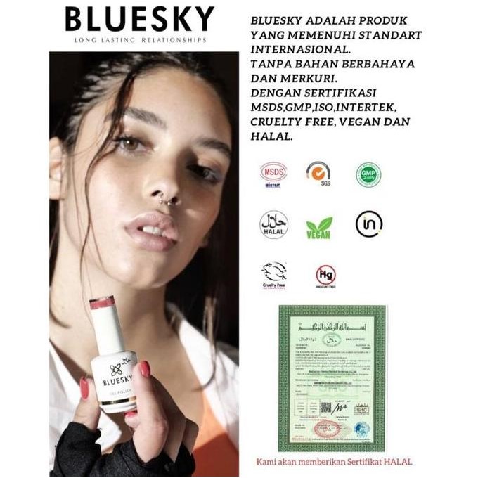 Promo Bluesky Top Coat No Wipe 15Ml