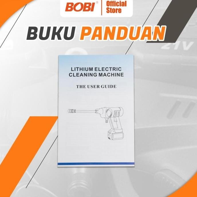 Jet Steam Cleaner 21V / Alat Steam Cuci Motor & Mobil / Jet Steam 21Volt BOBI