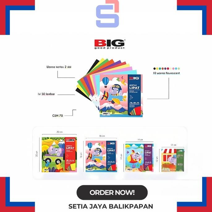 

<<<<<] Origami Big /kertas lipat BIG