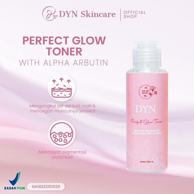 Oh My Skin TONER DYN PERFECT GLOW untuk Exfoliasi BEN