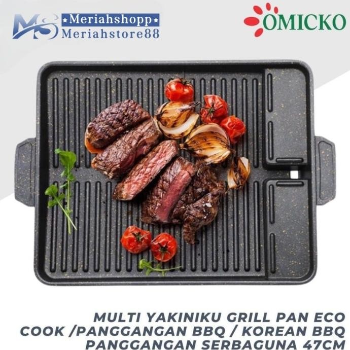 YAKINIKU UGO KOREAN BBQ Grill Pan Plate Alat Panggang Pemanggang Marbl SAML