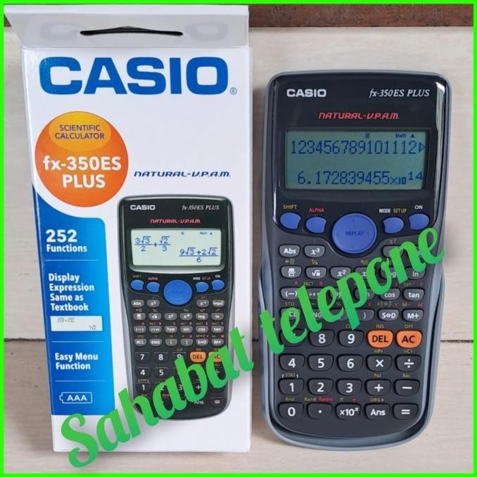 

Bisa Spk! Kalkulator Scientific Casio Fx-350Es Plus(Original)