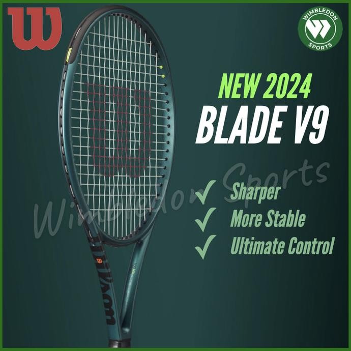TERMURAH - Raket Tenis Wilson Blade v9 / Raket Wilson Blade 98/100/100L/100UL v9