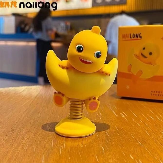 Murah Mini Figure Nailong Dino Kuning Pajangan Dashboard Dekorasi Motor Mobil