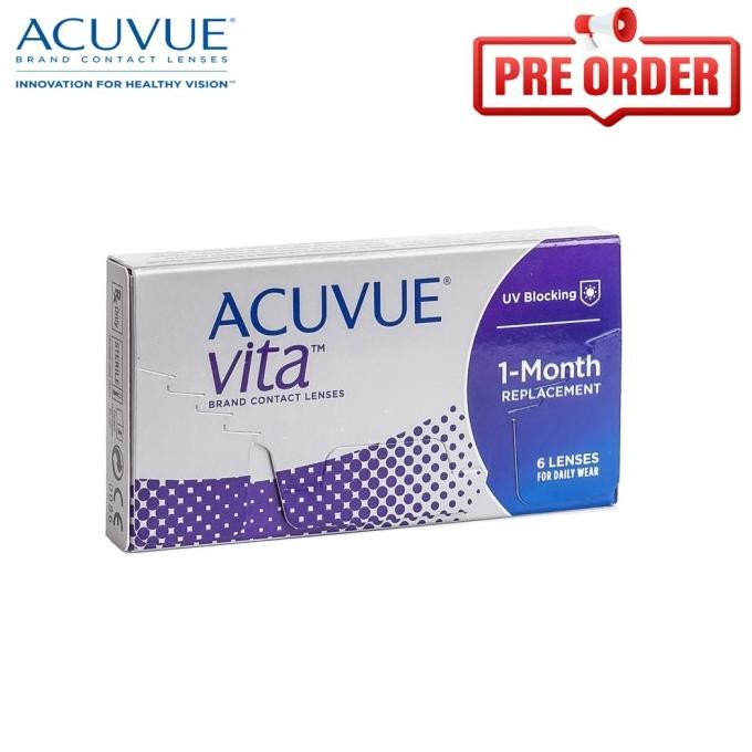 BEBAS ONGKIR - Pre Order Acuvue Vita Monthly Clear/ Soflen Acuvue Bulanan Bening