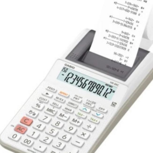 

TERBARU - Casio Printing Calculator HR - 8 RC Putih 12 digit
