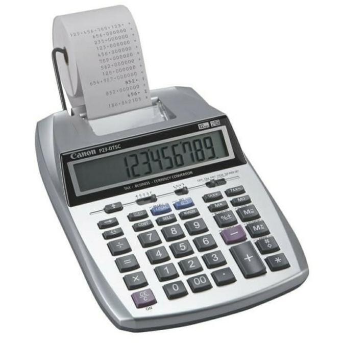 

BEBAS ONGKIR - Kalkulator Kasir CANON P23 DTC - Printing Calculator Printer Struk P23