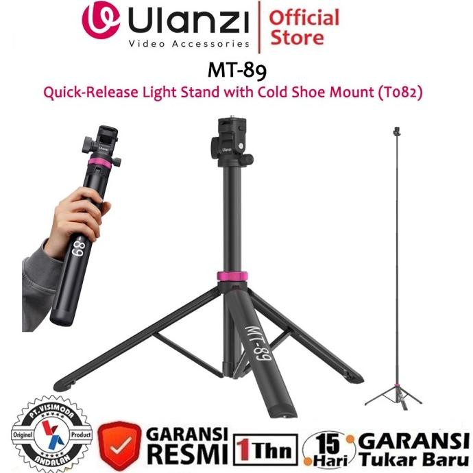 Ulanzi MT-89 Quick Release Light Stand with Cold Shoe Mount