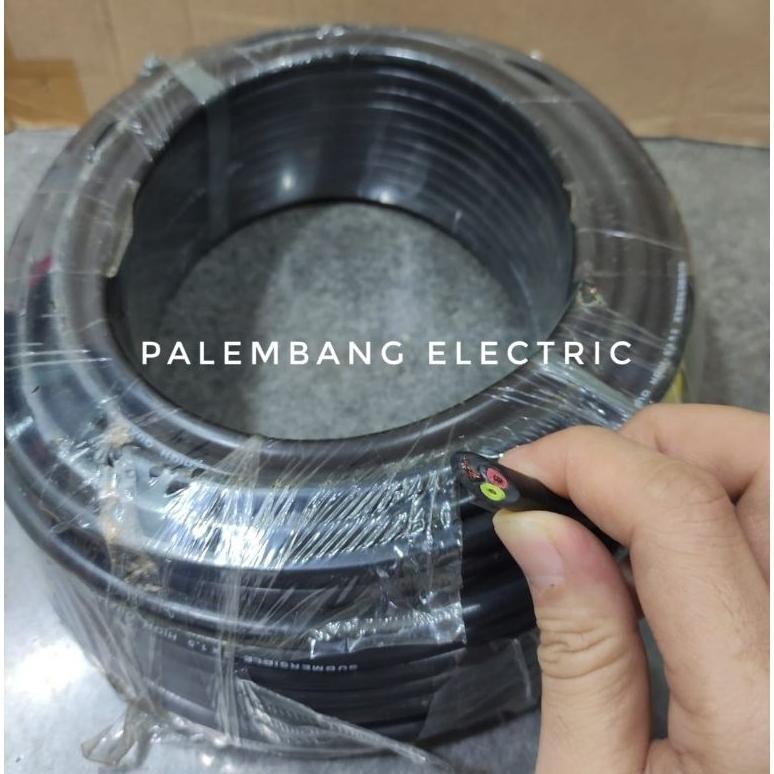 kabel submersible 3x1,5 HYO isi serabut panjang 50 yard harga grosir