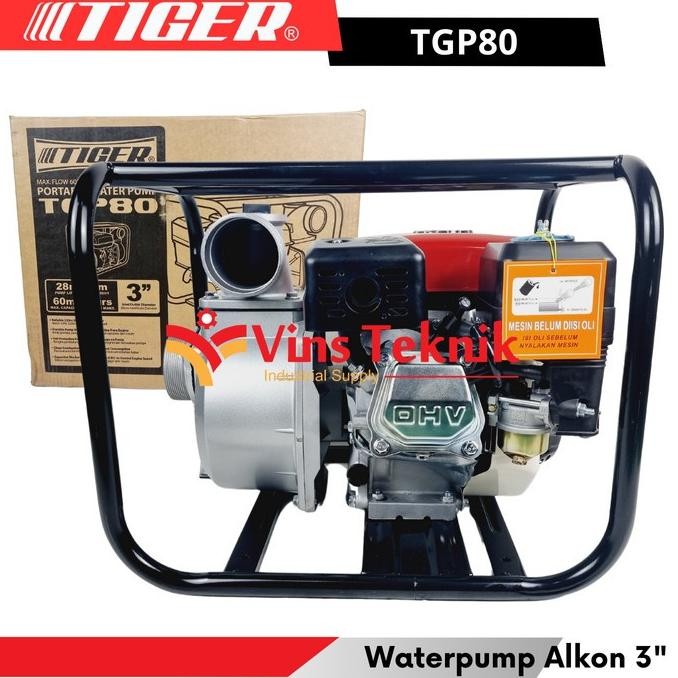 TIGER TGP 80 Pompa Air Irigasi Waterpump Alkon 3inch Pompa Air TGP80