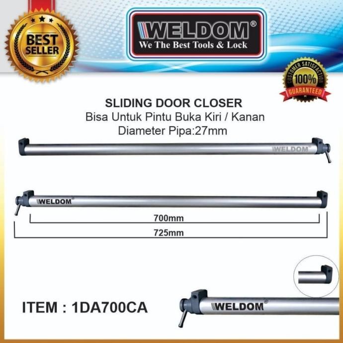 SLIDING DOOR CLOSER/ REL PENUTUP PINTU GESER OTOMATIS - WELDOM