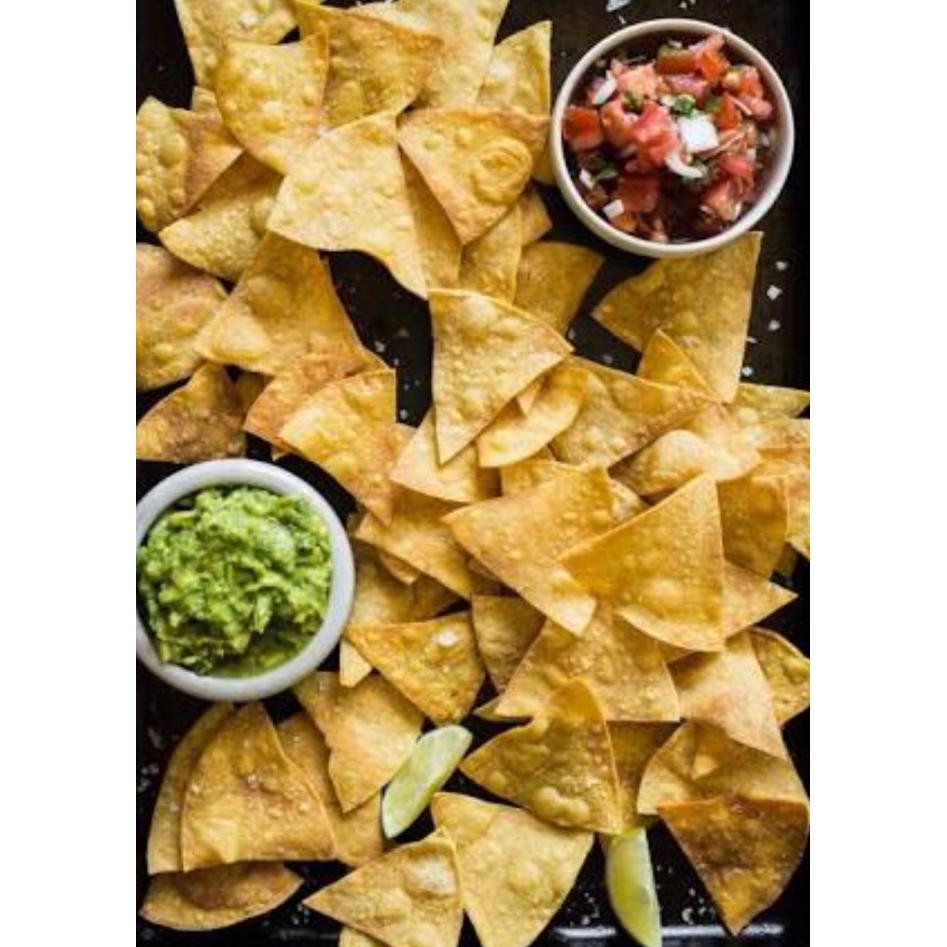 

Yellow Corn Tortilla Frozen (Kulit Nachos), 100% Jagung, 500gr, 15cm murah
