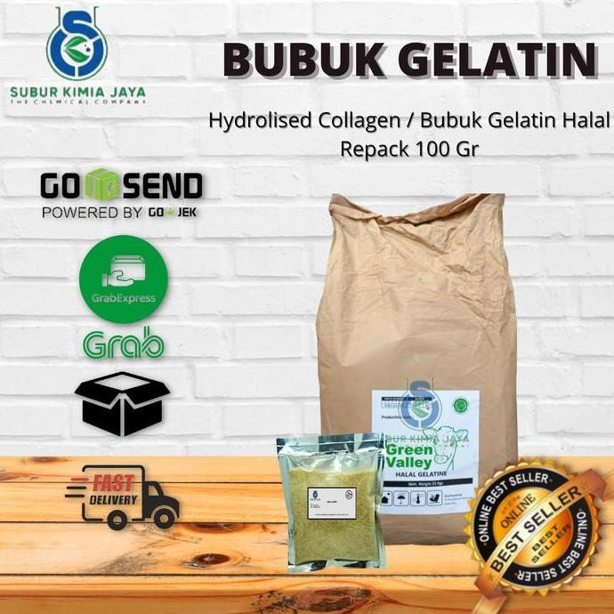 

Gelatin Bubuk Halal 100 GR / Aman Bagi Wajah dan Tubuh murah
