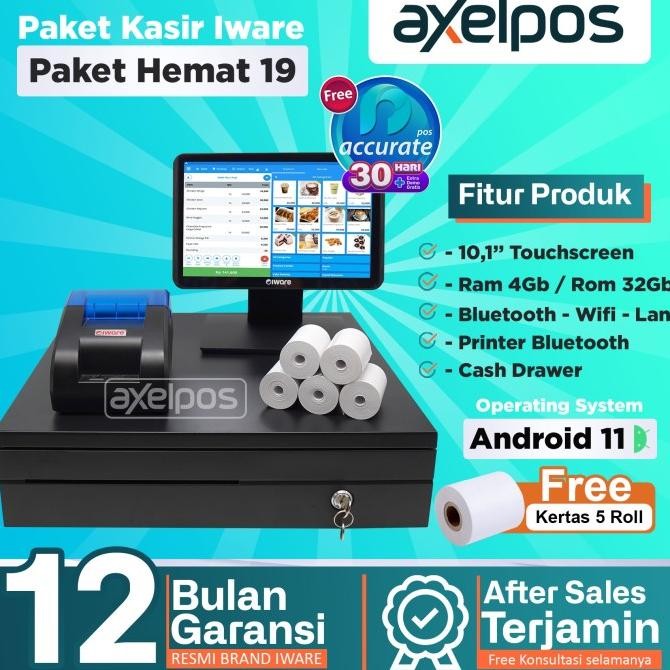

Promo Paket Alat Mesin Kasir Android Umkm Iware