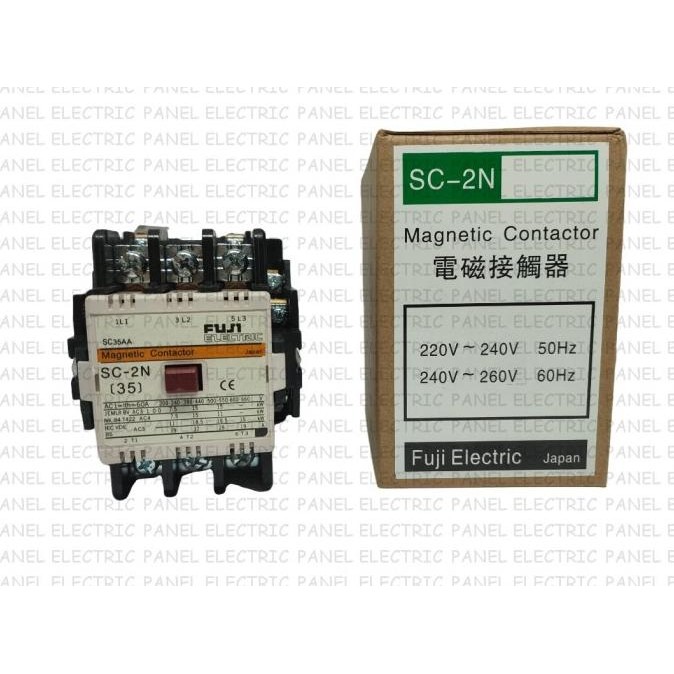 

Grosir Magnetic Contactor Fuji Sc-2N Sc 2N 110V 220V 380V 37A Kontaktor