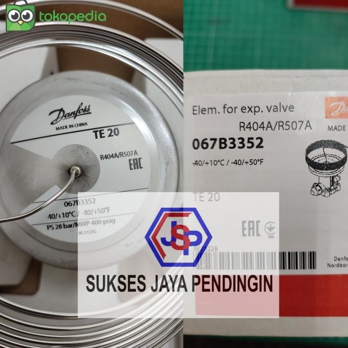 

Promo Expansi Valve Danfoss Te20 R404A/R507 -40