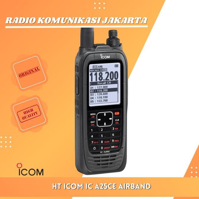Promo Original Ori Ht Handy Talkie Icom Ic A25C A25Ce A25 Vhf Airband