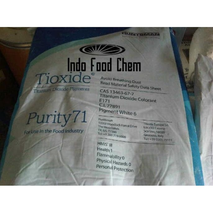 

Titanium Dioxide "Huntsman" Food Grade, Pemutih makanan murah