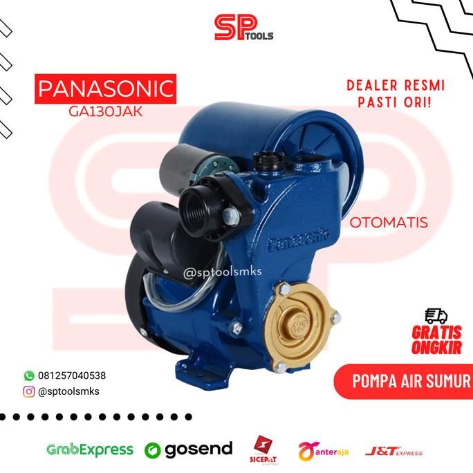 Pompa Air Sumur Dalam / Dinamo Air Auto Otomatis Panasonic Ga130Jak New Stok