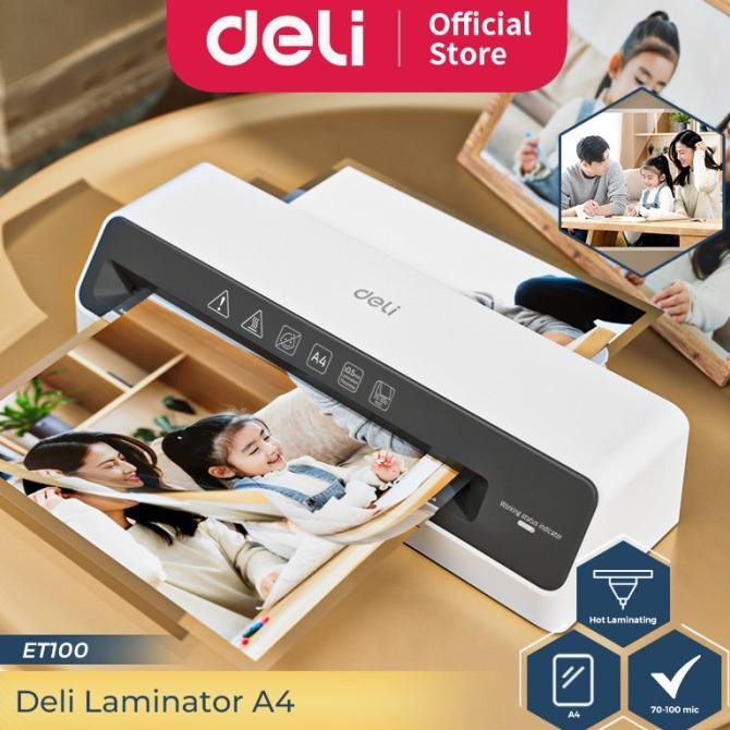 

Sale Deli Laminator / Mesin Laminating / Laminator A4 70-100 Mic Et100