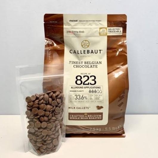 

callebaut 823 milk chocolate couverture 100 gr murah