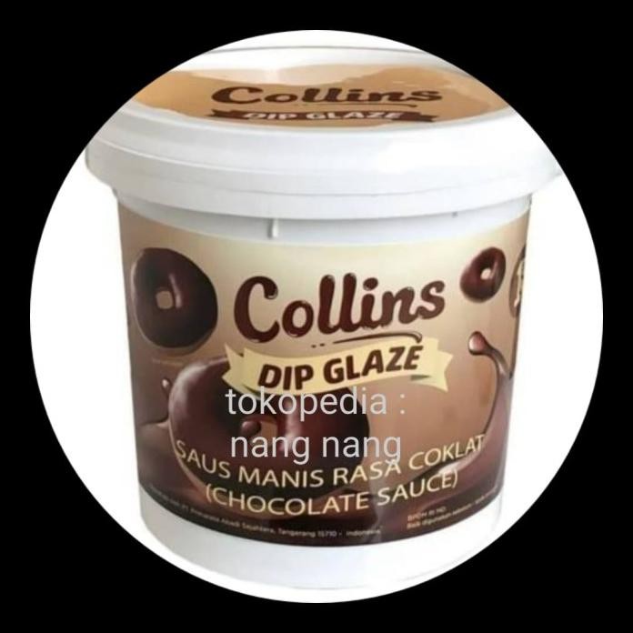 

Collins dip glaze 1kg chocolate murah