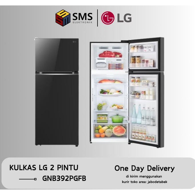 Murah Lg Gn-B392Pgfb Kulkas 2 Pintu Gnb392 Gn-B392 392Pgfb Gnb392Pgfb // 392Pgfb